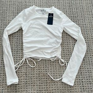 Hollister size xs long sleeve baby tee.
